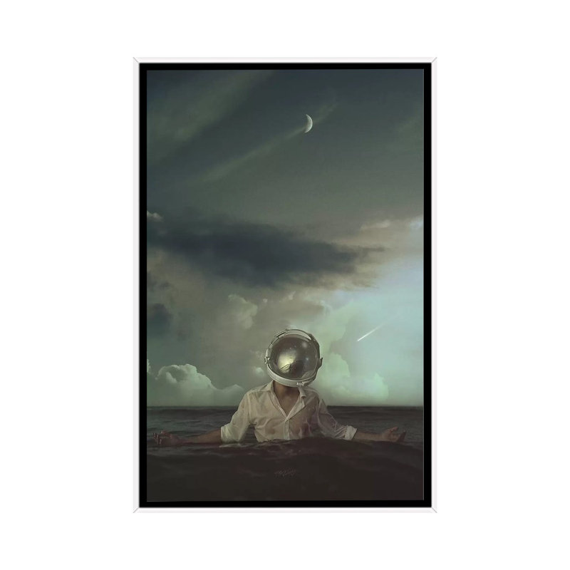 Ashore 1 Piece Wall Art on Canvas, 101.6 cm H x 66.04 cm W, White Framed