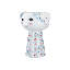 Eva vase, light blue, Height 7.3 in