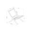 Chaise longue sans accoudoirs en teck Agave-90634865-90634866