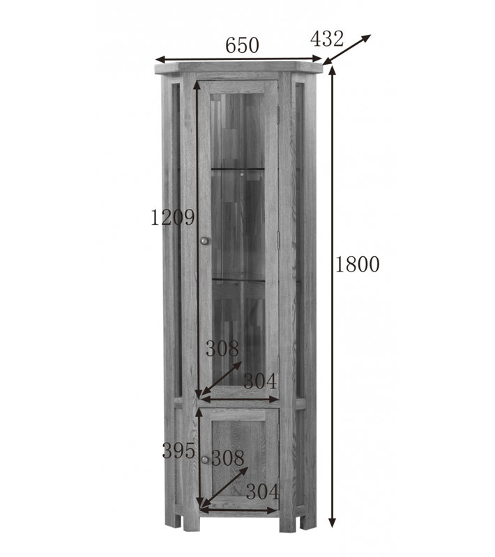 Corner Display Cabinet
