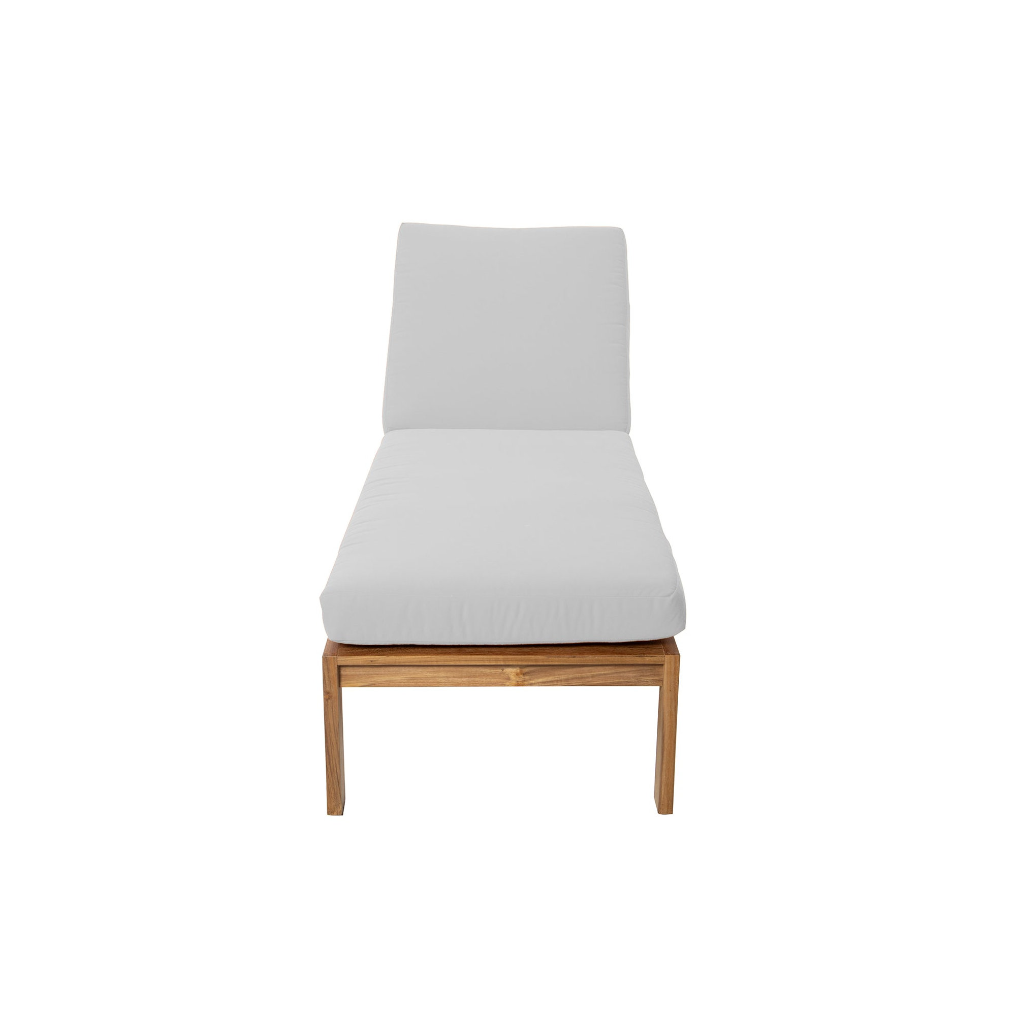 Uvita 25.75'' Outdoor Teak Chaise Lounge Set, Natural