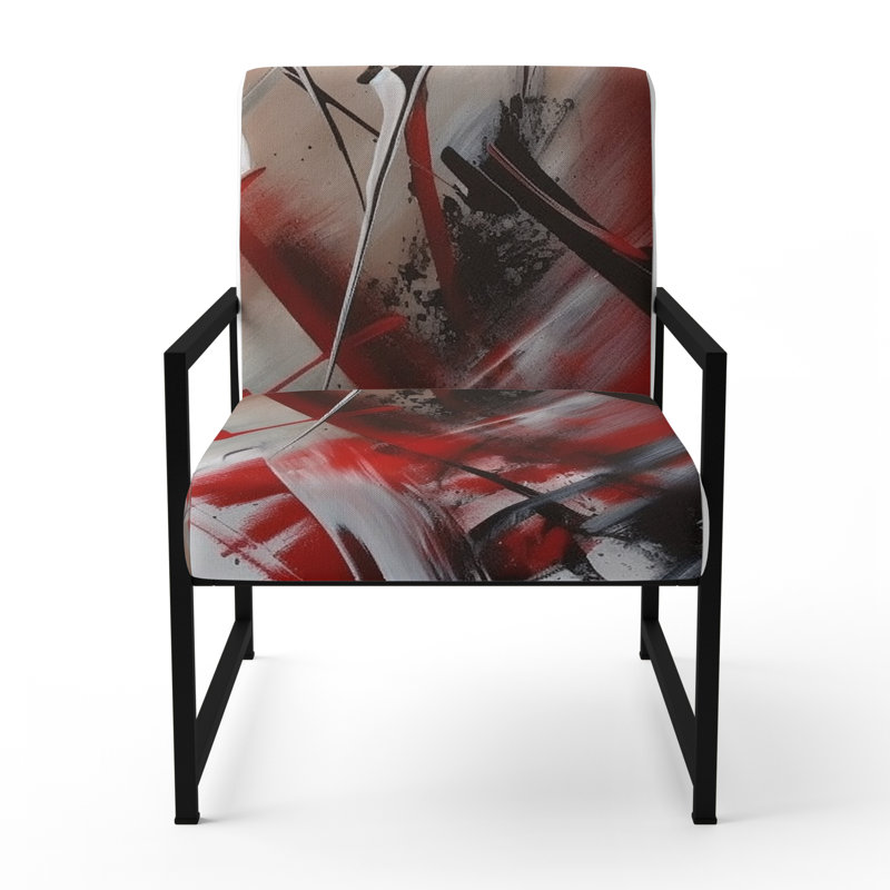 Fauteuil d'appoint Curci - Fractals, Noir, noir, noir, noir