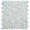 Polka 1" Glass, Ceramic & Natural Stone Penny Round Mosaic Tile