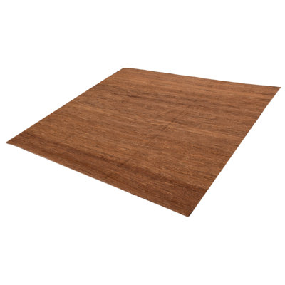 Natural Brown Tapestry Kilim 9'9" x 8'11"