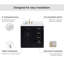 Tidworth 36'' Solid Wood Single Bathroom Vanity with 1.5'' Quartz Top-83279749-83279750-77851403