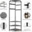 Corner Coat Rack with Shoe Bench, Entryway and 6 Double Hooks, Corner Hall Tree Clothes Rack with Storage, Shoe Bench Shelf for Entryway, Hallway, Closet-1097418837
