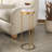 Serani Stone Top End Table-405657116-405657118