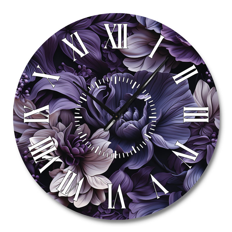 Horloge murale Shadowed Elegance Moody, Grand
