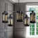 25"W 5-Light Oliver Metal and Glass Chandelier