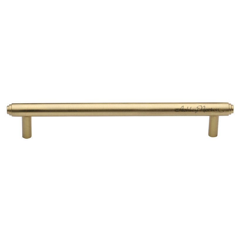 Geneva Cabinet 10" Center to Center Bar Pull, Satin Brass, 4"