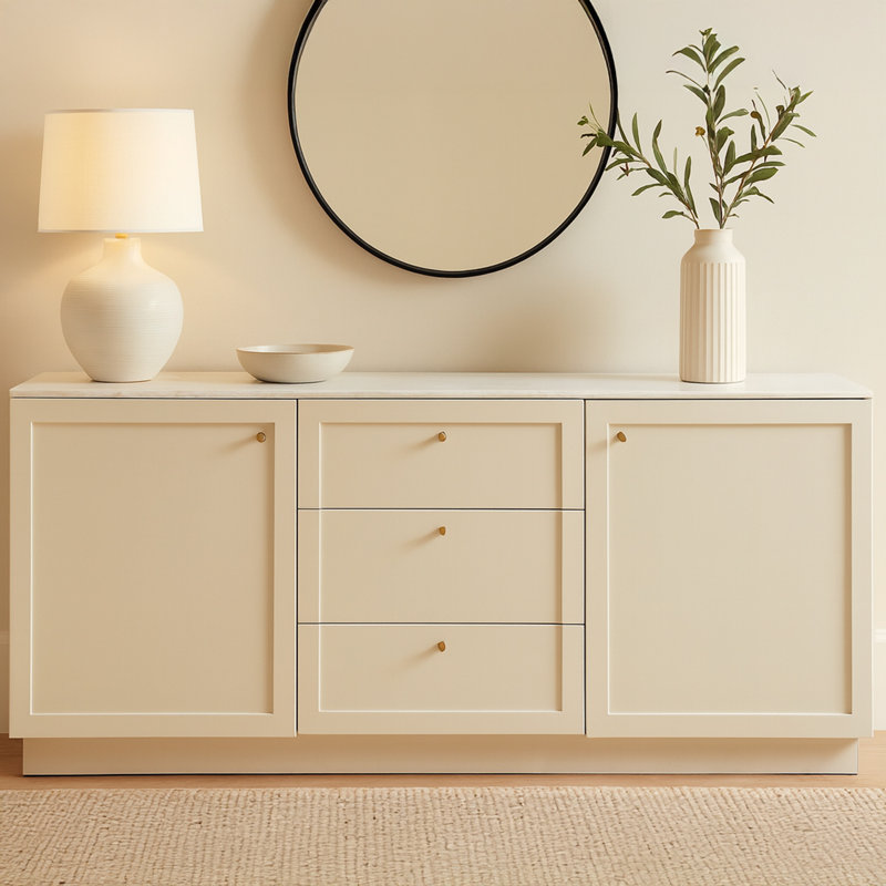 Nadine Sideboard Cream, Cream