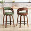 Tabouret de comptoir pivotant confortable avec pieds en bois massif durable-120285789-120285791
