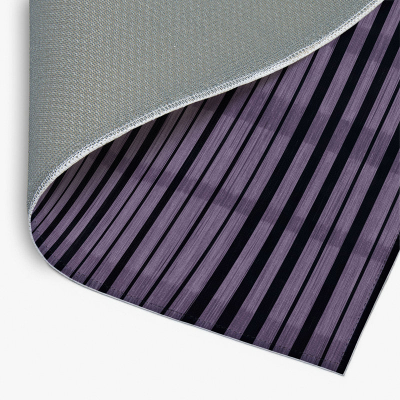 Tapis intérieur / extérieur mauve HorizontalStripes, Rectangle 4pi x 6 pi