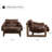 Solid Wood Leisure Lounge Chair-104469916