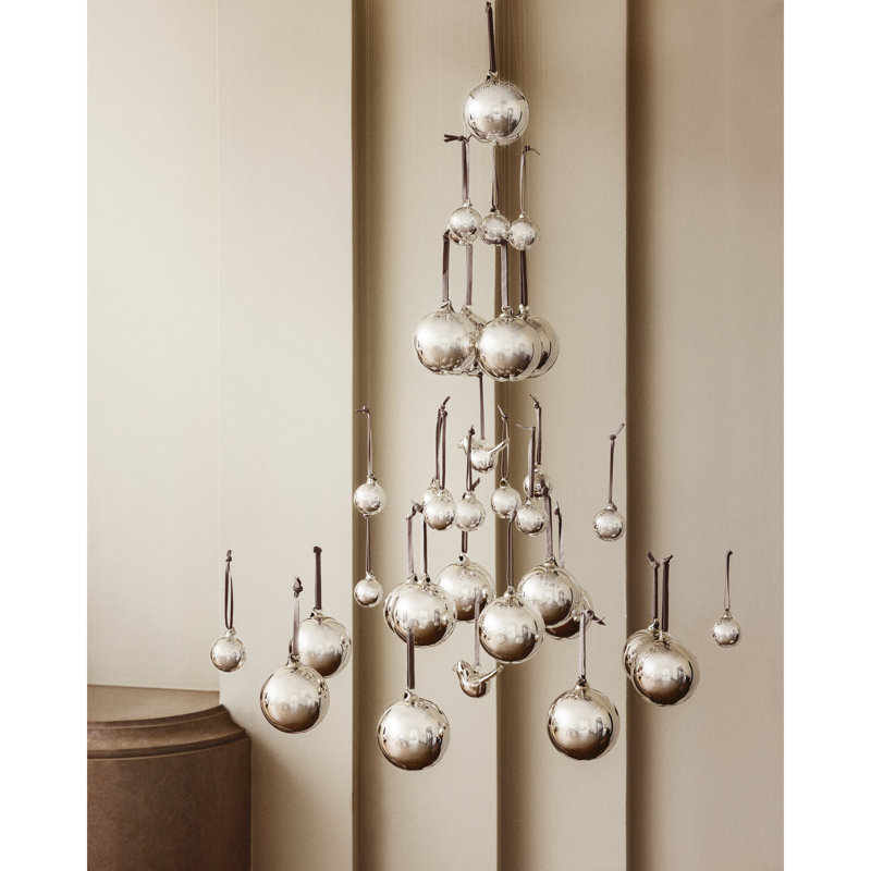 Mirror 1.6-Inch Glass Ball, 1.97" H x 1.57" W x 1.57" D