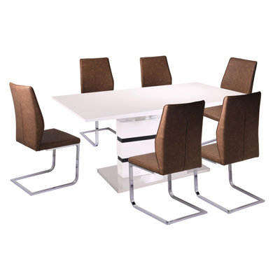 Alessia Upholstered Cantilever Chair