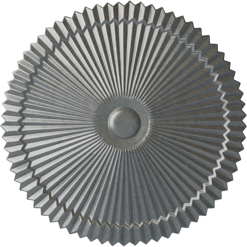 Médaillon de plafond 24 po x P 3 po Shakuras (convient aux auvents de 5 po ou moins), Platine