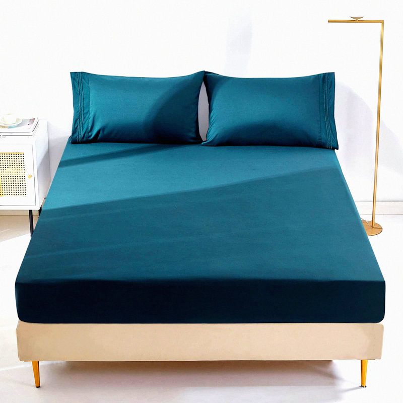 UltraSoft Teal Full Fitted Sheet Set - 1800 Thread Count Brushed Microfiber Deep Pocket Bedding with Pillowcase - Wrinkle & Fade Resistant - Fits up to 16"