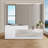 L-Shaped Reception Desk with Lockable Drawers, Computer Desk, and Storage Shelves/Front Desk-503817846-503817847