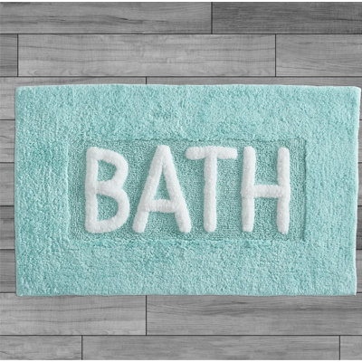 Cotton Blend Non-Slip Bath Rug