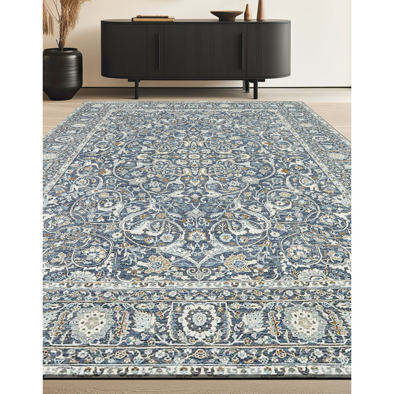 Hand Knotted Wool Area Rug in Charcoal, Rectangle 12' x 15'