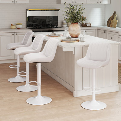 Moniq Swivel Adjustable Height Bar Stool
