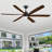 Solid Wood Ceiling Fan With Light And Remote-713723247