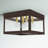 Bartek 10.5 in. W 4 - Bulb Outdoor Flush Mount-24100156
