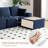 125" Cloud Boneless Sofa Couch with Cup Holder & Storage, Modern Corduroy U Shaped Modular Sectional Sofa with Deep Seat, USB Ports, No Assembly Required, Comfy Compression Couches for Living Room-569476434