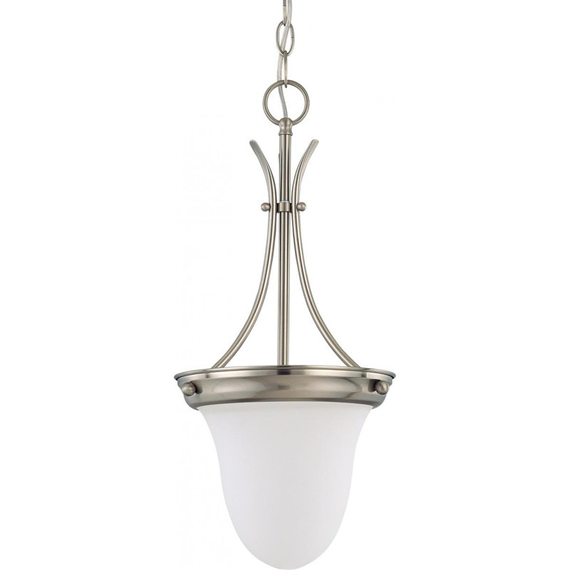 Christiansburg 1 - Light Single Pendant, No, Brushed Nickel