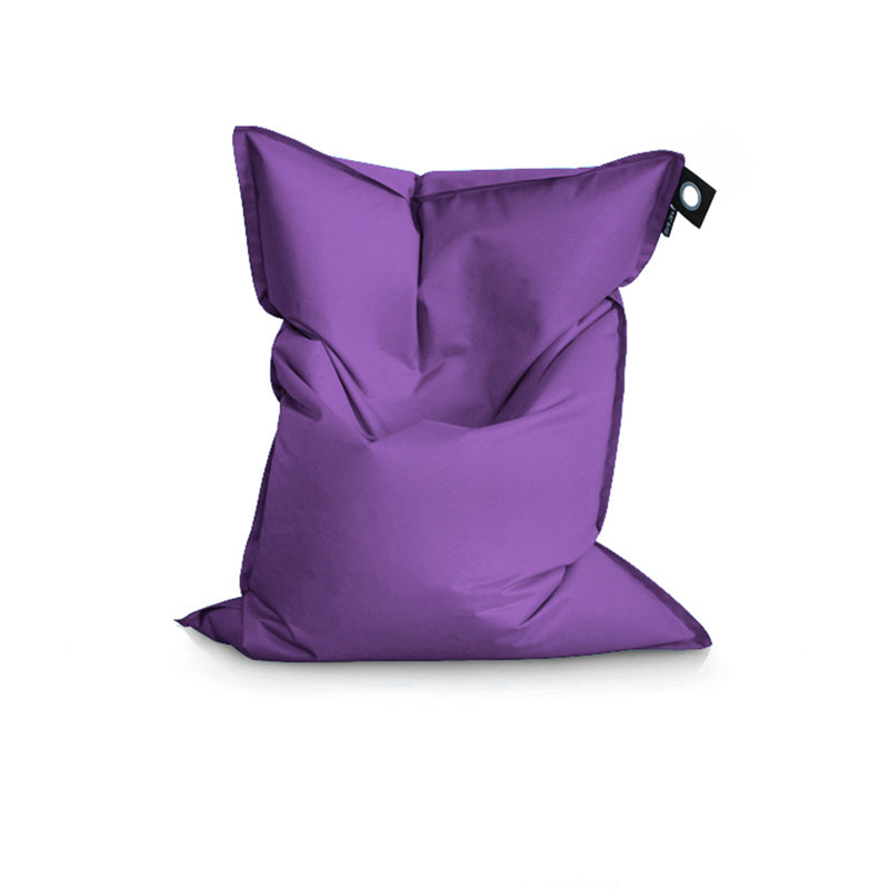 Polyester Outdoor Friendly Refillable Classic Bean Bag, Purple