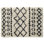 Torlay Geometric Area Rug in Black & White