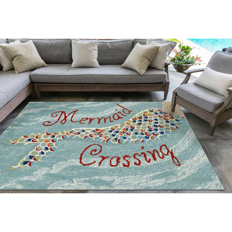 Alandis Handmade Tufted Water Rug