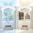 22" Low Profile Ceiling Fan With Light and Remote, Flush Mount Enclosed Ceiling Fan With APP Control-1470823210