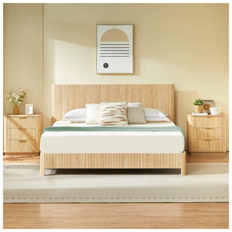 Lit en bois, aucun sommier requis