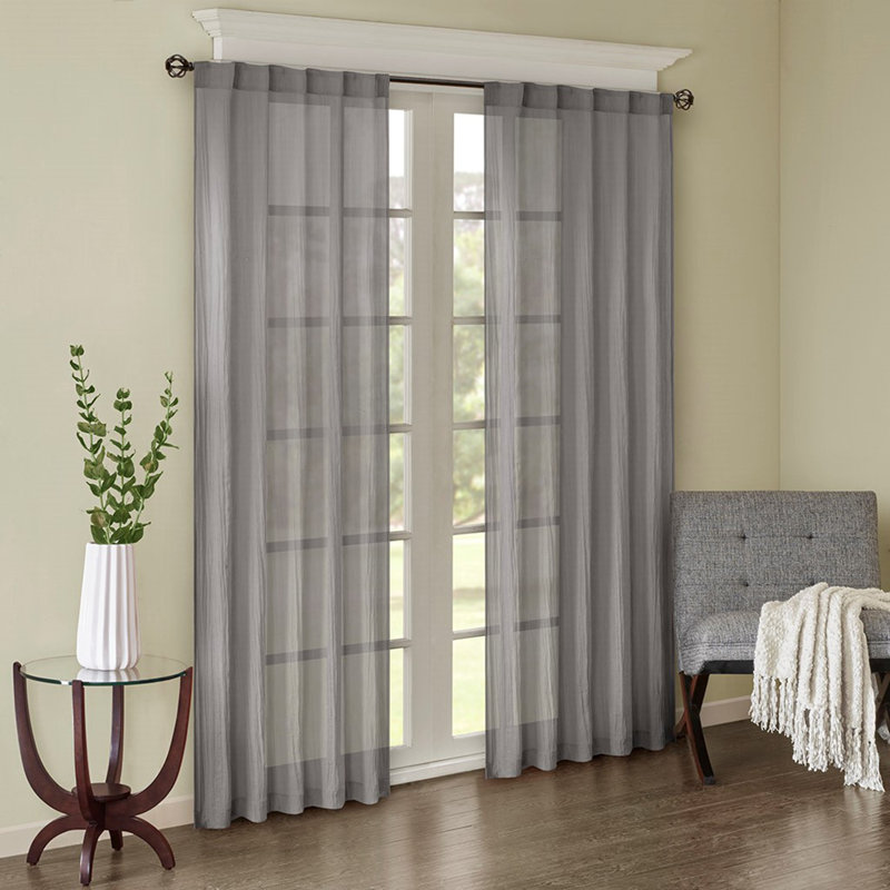 Ensemble de rideaux 2 pièces Premium Premium, L 42 po x L 95 po, Gris