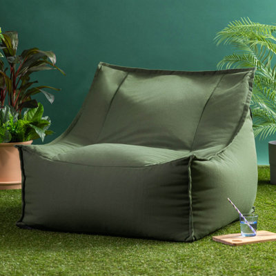 icon Alto Olefin Armchair Bean Bag, Stone