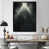 Cadre pour photo simple noir, bois massif