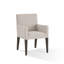 Chaise avec accoudoirs rembourrée Meria