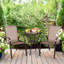 Ensemble de 4 chaises de patio Red Barrel Studio® avec jardin en acier-759618961