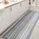 Cincotta Modern Double Stripe Blue/Light Gray Indoor/Outdoor Rug
