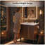 Base de meuble-lavabo sur pied 36 po noyer seulement