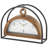 Iron Quartz movement / Crystal Tabletop Clock in Black