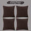 Striped Square Euro Cushion Cover-476001955