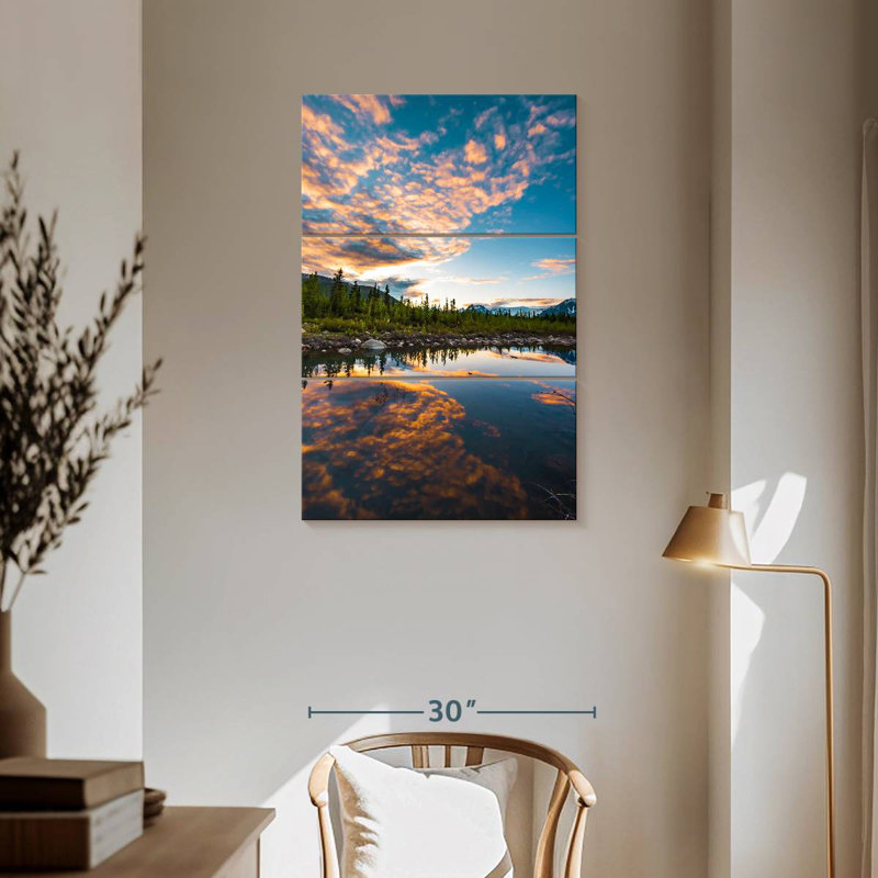 Alvord Alaskan Evening, 57" H x 36" W
