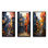 «Cityscape Alleyway Patchwork», 3 pièces