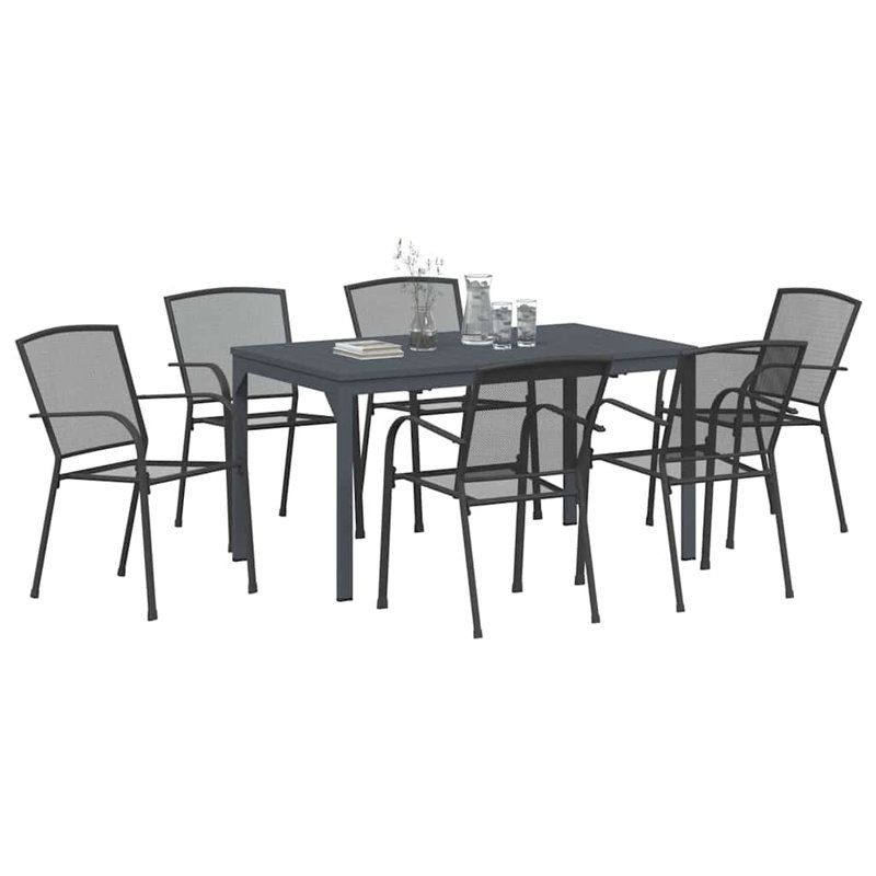 6 - Person Patio Dining Set with Rectangular Table
