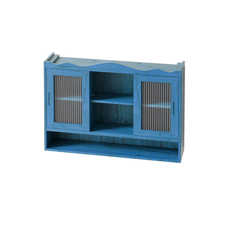 Armoire murale l 35,4 po, Marine