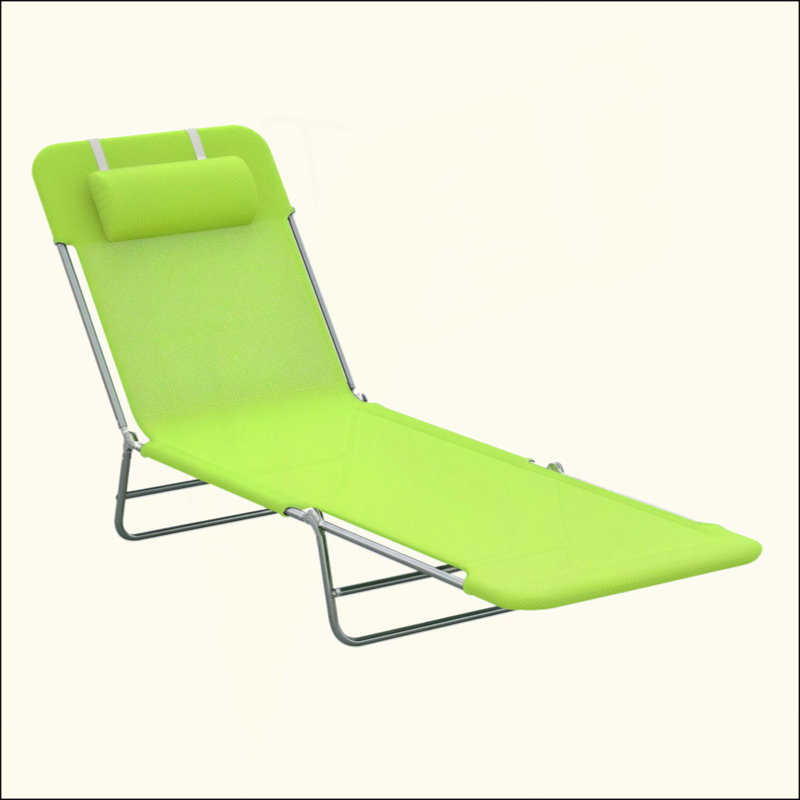 Méridiennes pliantes Sun Lounger, Vert