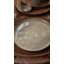 Assiette plate en grès 11,42 po Pistache Commercial
